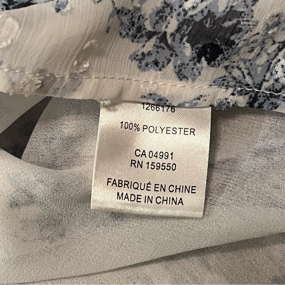 Maison ‘d Amelie Floral Tunic Blouse Womens Size XS Ruffled Peasant Cottagecore - Picture 8 of 16